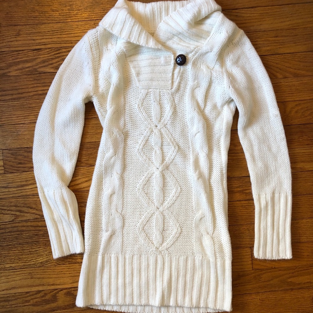 White Sweater Dress